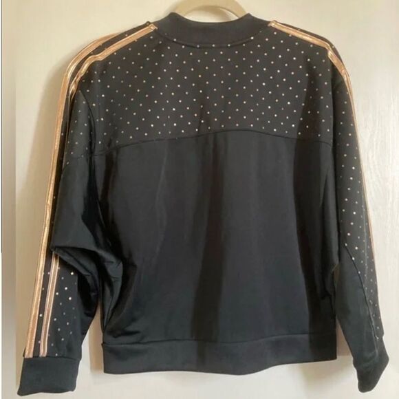 Adidas Black with Rose Gold Accents on Zip Up Jacket - Picture 2 of 8